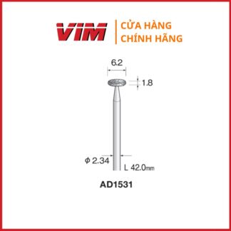 Đầu mài phủ kim cương MINIMO AD1531