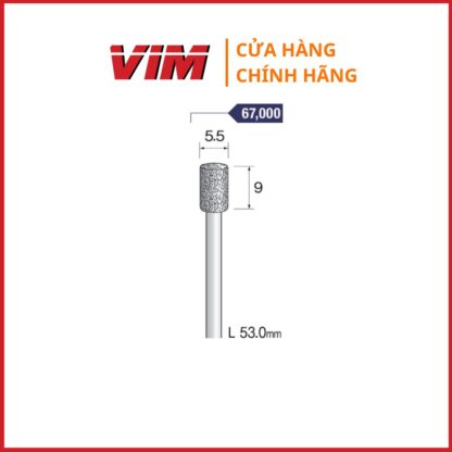 Đầu mài phủ kim cương MINIMO AD2125