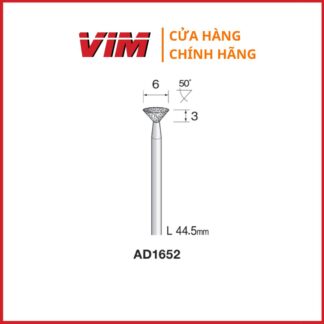 Đầu mài phủ kim cương MINIMO AD1652