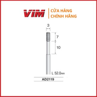 Đầu mài phủ kim cương MINIMO AD2319