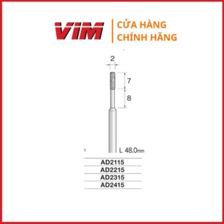 Đầu mài phủ kim cương MINIMO AD2115