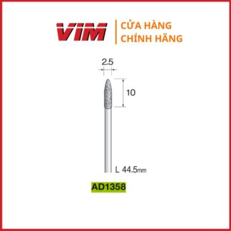 Đầu mài phủ kim cương MINIMO AD1358