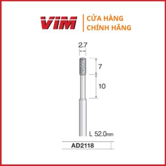 Đầu mài phủ kim cương MINIMO AD2118