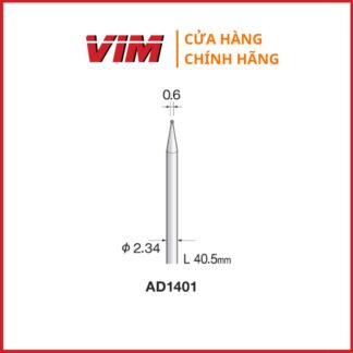 Đầu mài phủ kim cương MINIMO AD1401