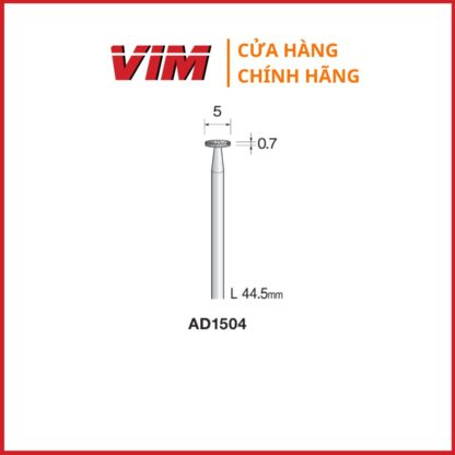 Đầu mài phủ kim cương MINIMO AD1504