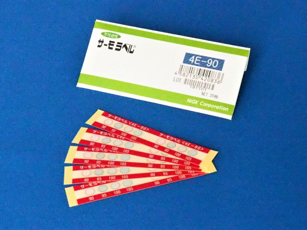 Giấy đo nhiệt độ từ 210℃ - 250℃ NiGK 5E-210